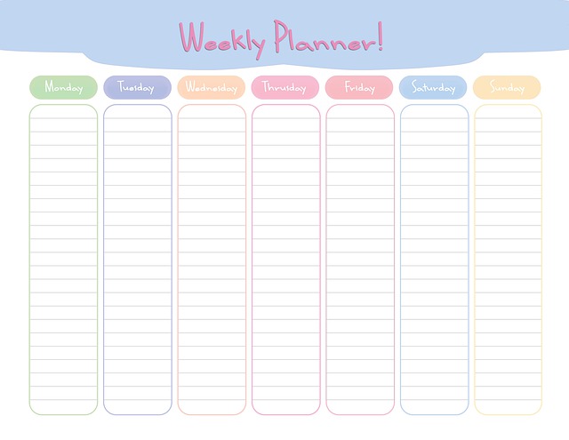 An Image Of A Colorful, Organized Weekly Calendar With Time Slots Filled In For Each Day, Showing Areas For Warm-Up, Technique Drills, Choreography Practice, Conditioning Exercises, And Reflection